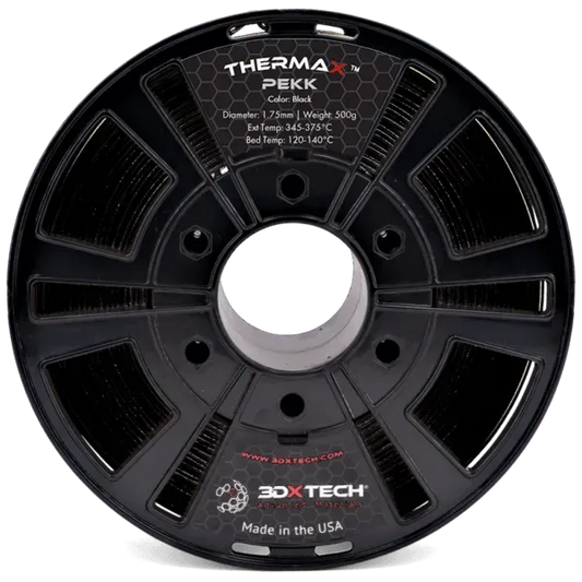 3DXTECH THERMAX™ PEKK BLACK 1.75mm/500g - 3Digital | Droni e Stampanti 3D