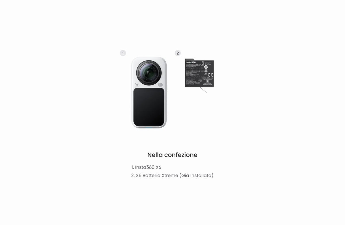 Insta360 X6 Videocamera 360° 8K
