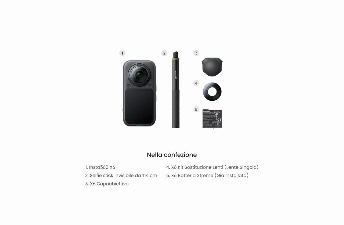 Insta360 X6 8K 360° Camera