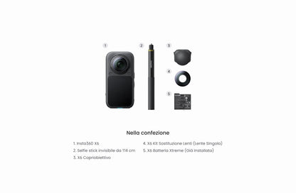 Insta360 X6 8K 360° Camera