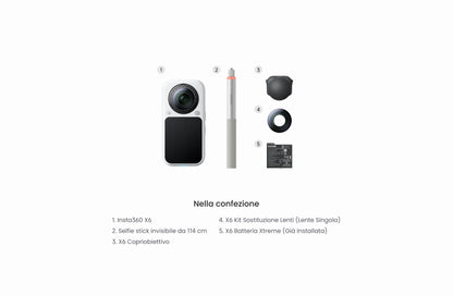Insta360 X6 Videocamera 360° 8K