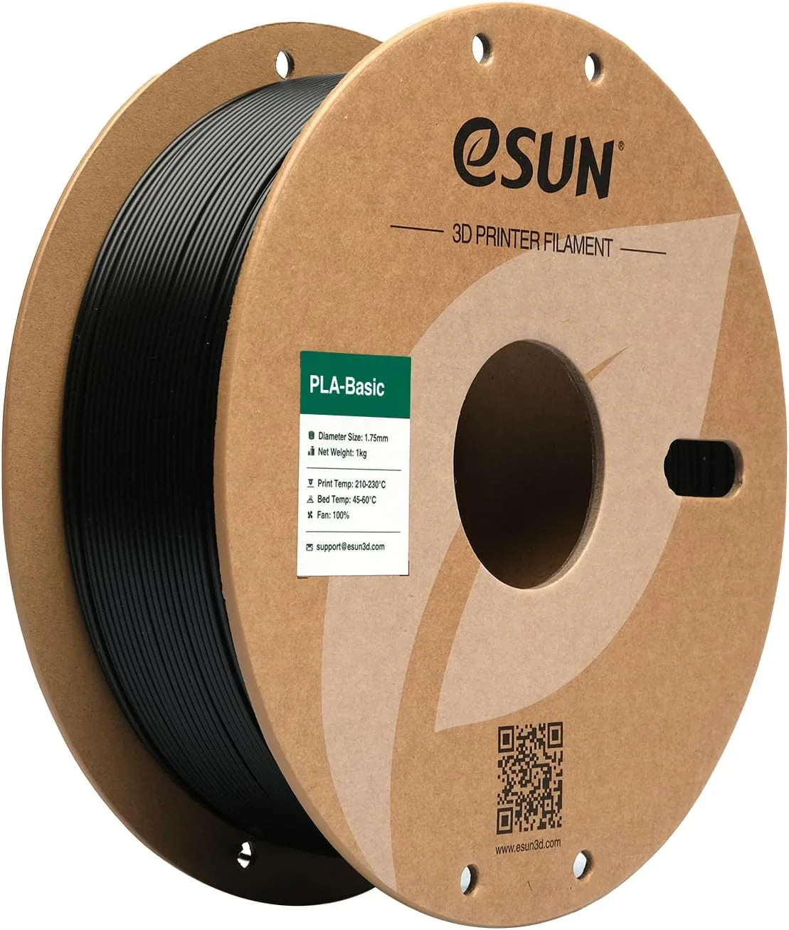 eSUN PLA-Basic 1,75mm 1KG noir