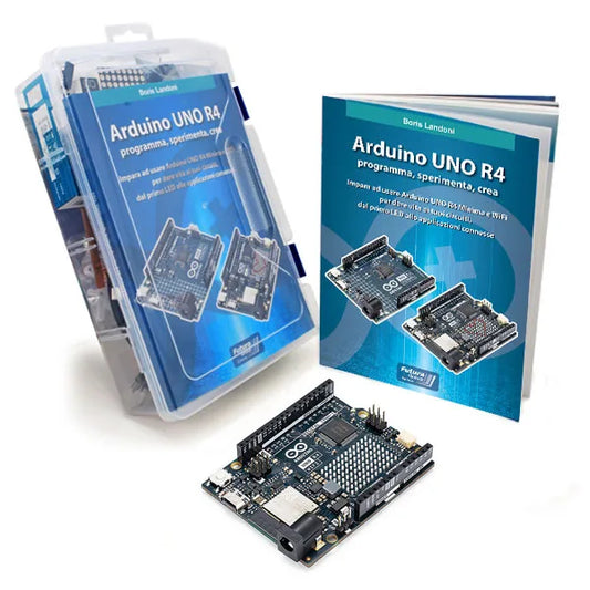 Kit Arduino Uno R4 Wi-Fi: scopri, sperimenta e impara con i componenti e il libro “Arduino UNO R4”