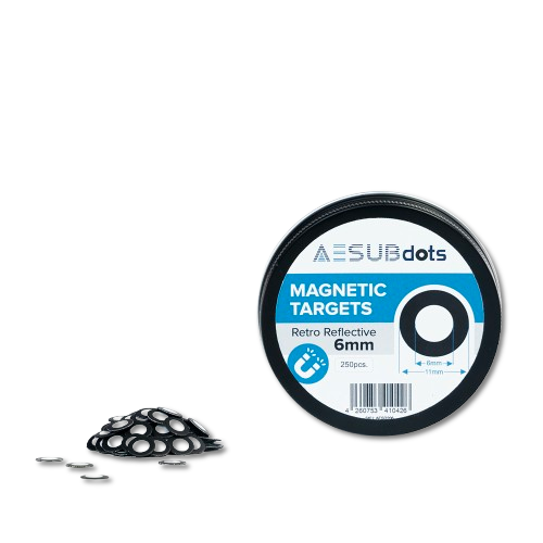 AESUBdots retromagnetici riutilizzabili 6mm