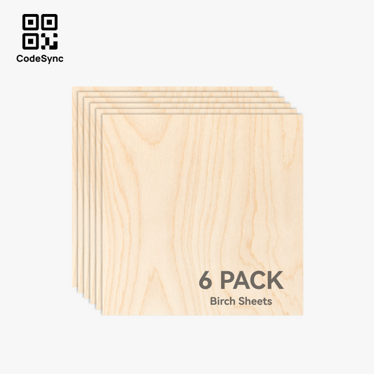 Bambu Lab Compensato di Betulla 3mm (6 pz) - YA002