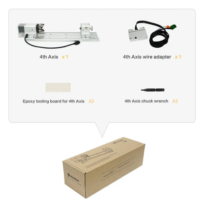 Carvera 4th Axis Module - Harmonic Drive Version