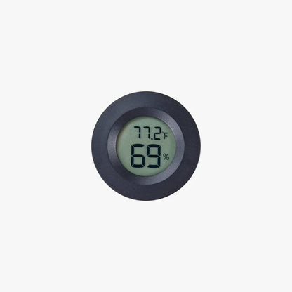 Circular Embedded Electronic Digital Thermometer Hygrometer XF001