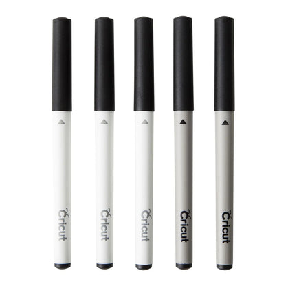 Cricut - Set di 5 penne - Nero