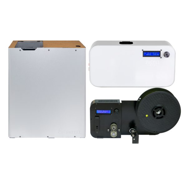 Sistema di estrusione Bundle Felfil Evo, Spooler+ e Shredder+