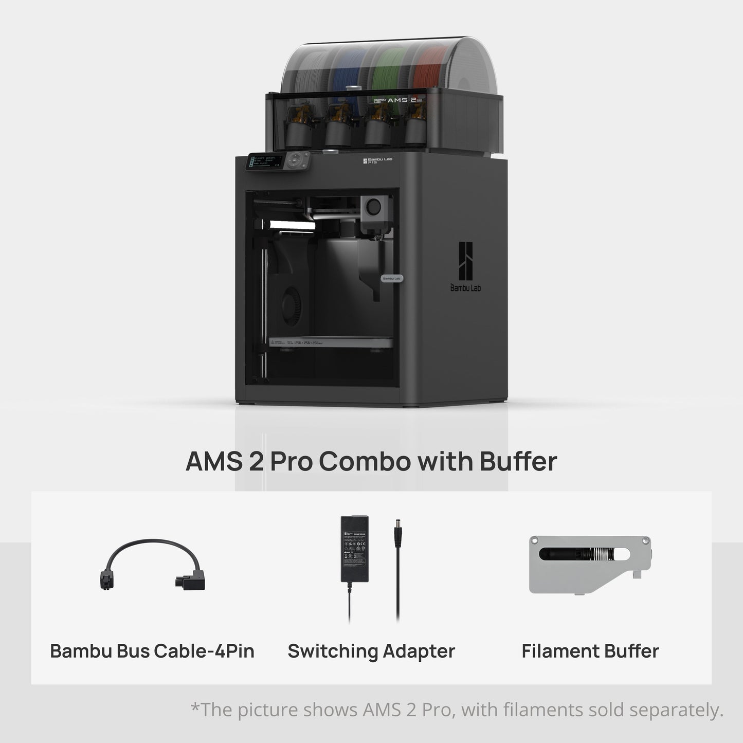 Bambu Lab P1S AMS 2 Pro Combo with Hub 