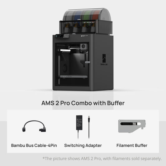Bambu Lab P1S AMS 2 Pro Combo mit Puffer