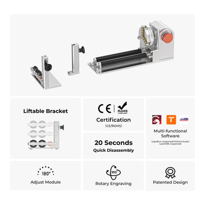 TOOCAA 5-in-1 Laser Rotary Roller Set For L2