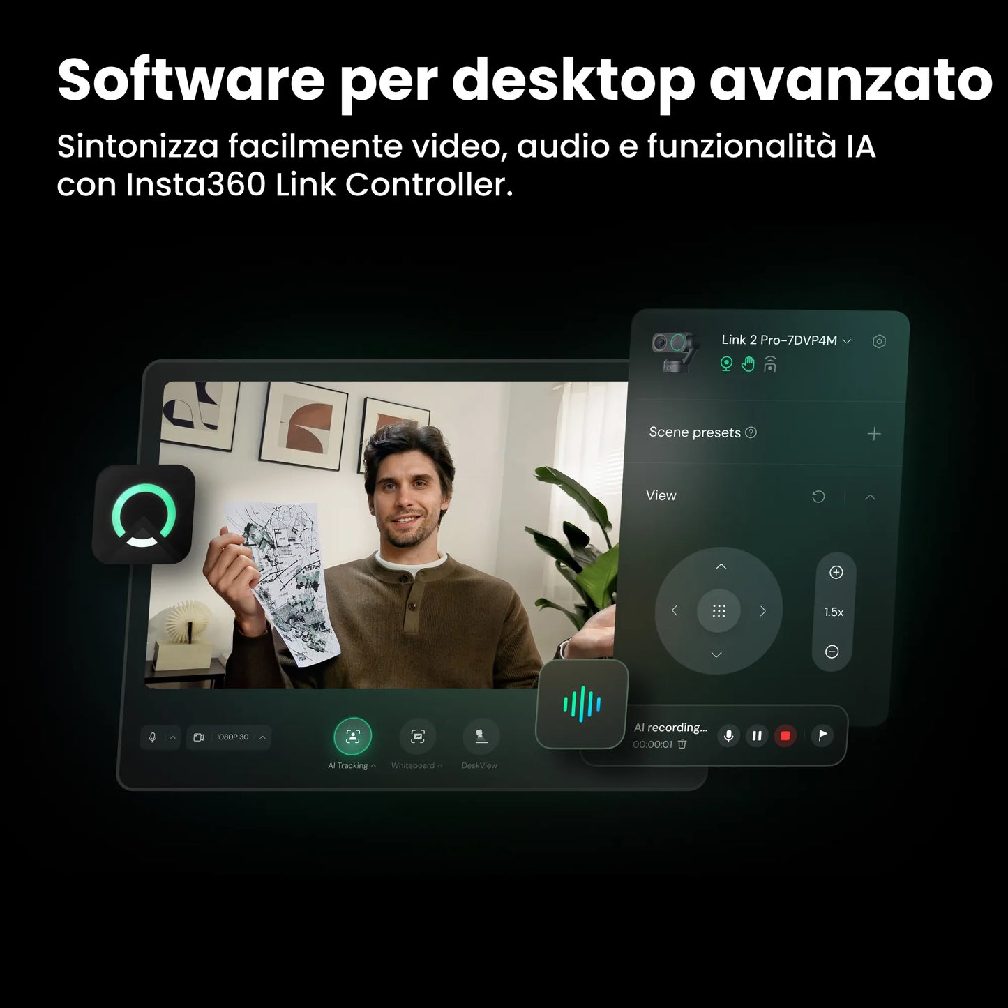 Insta360 Link 2C Pro