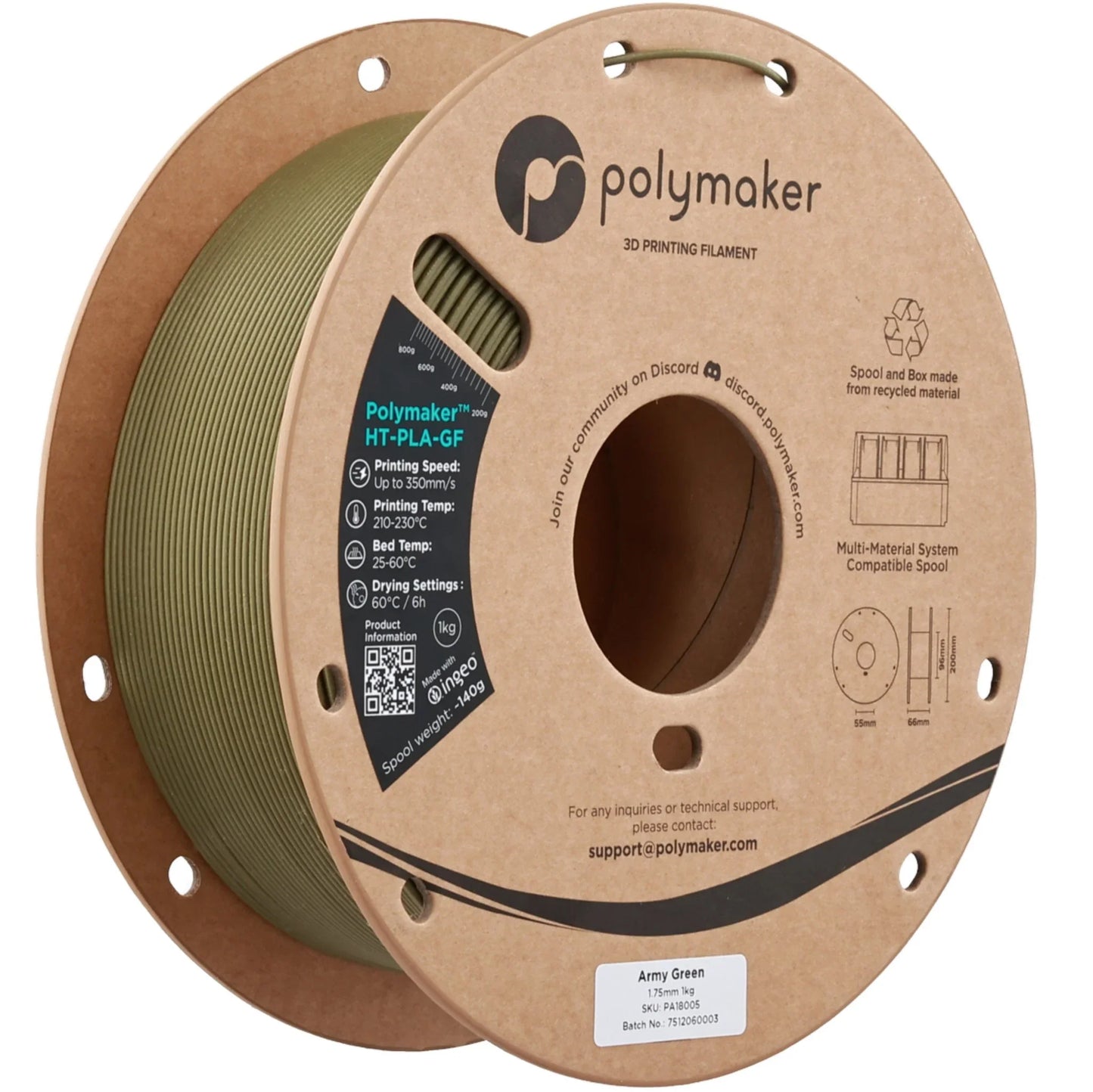 Polymaker HT-PLA-GF 1,75 mm 1 kg