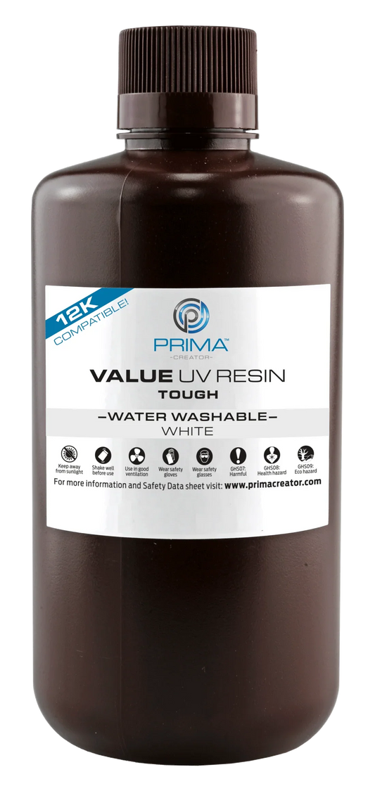 PrimaCreator Value Tough (ABS Like) Water Washable UV Resin - 1L