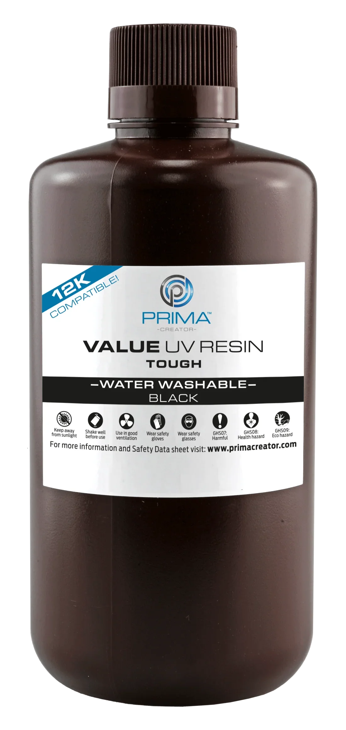 PrimaCreator Value Tough (ABS Like) Water Washable UV Resin - 1L