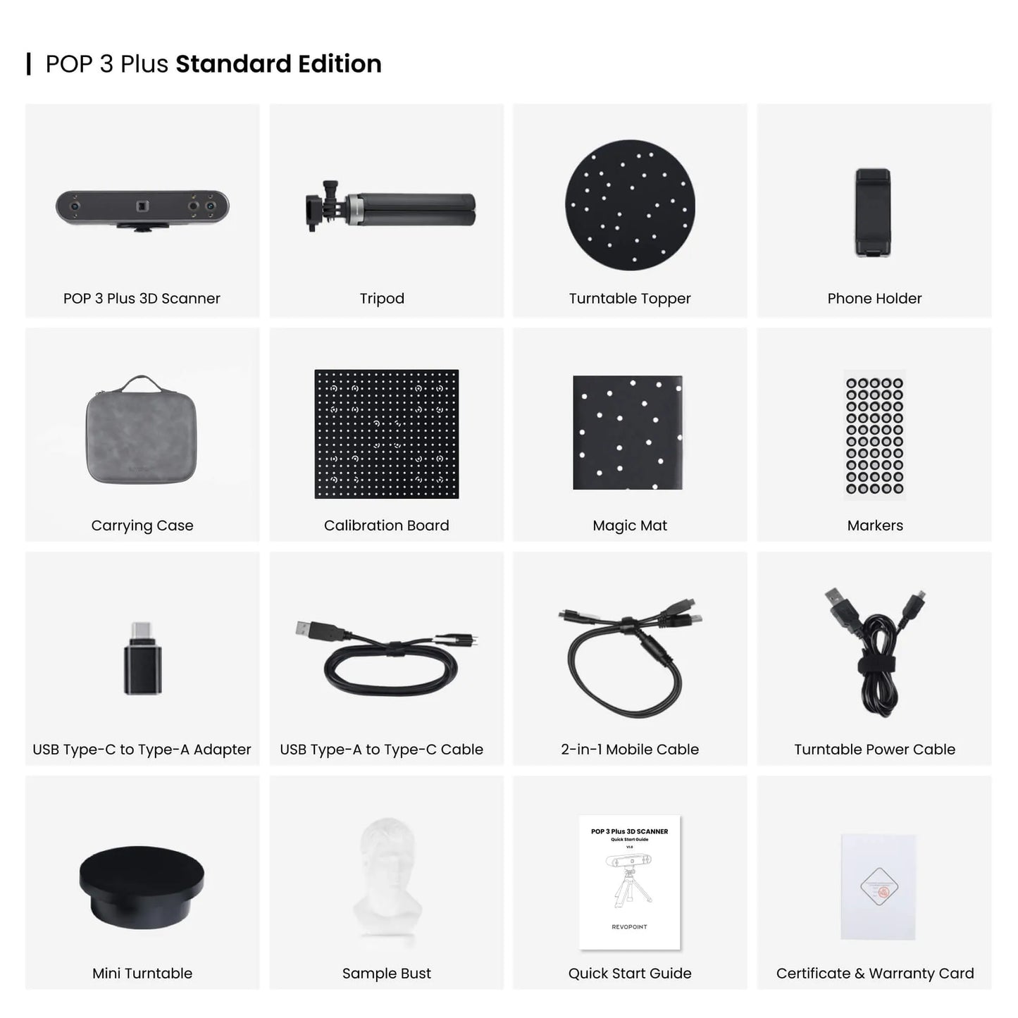 REVOPOINT POP 3 PLUS 3D SCANNER