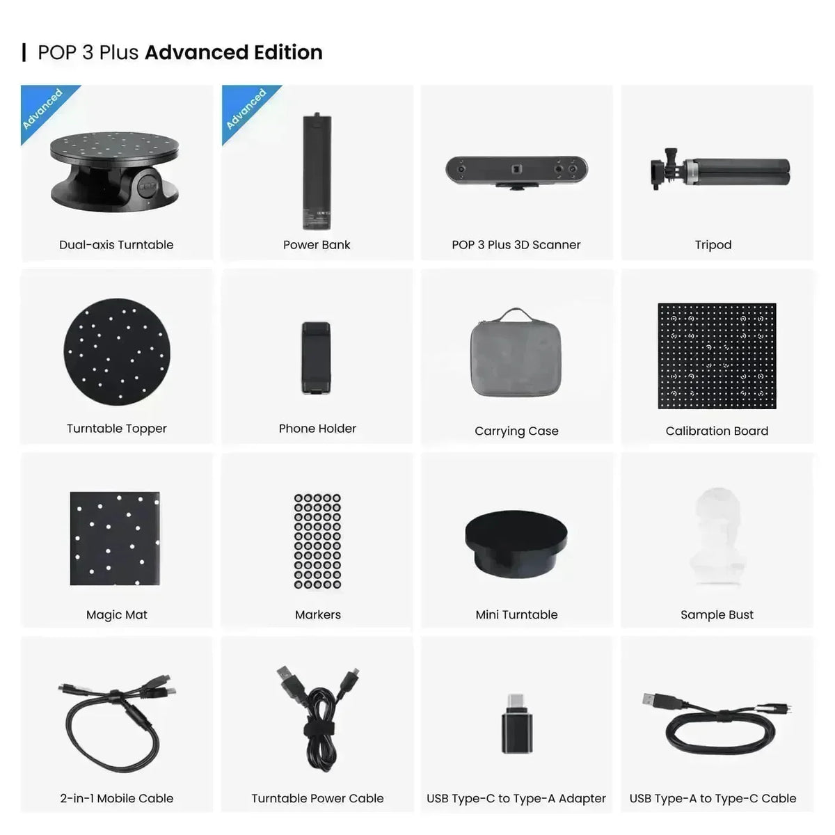 REVOPOINT POP 3 PLUS SCANNER 3D - 3Digital | Droni e Stampanti 3D