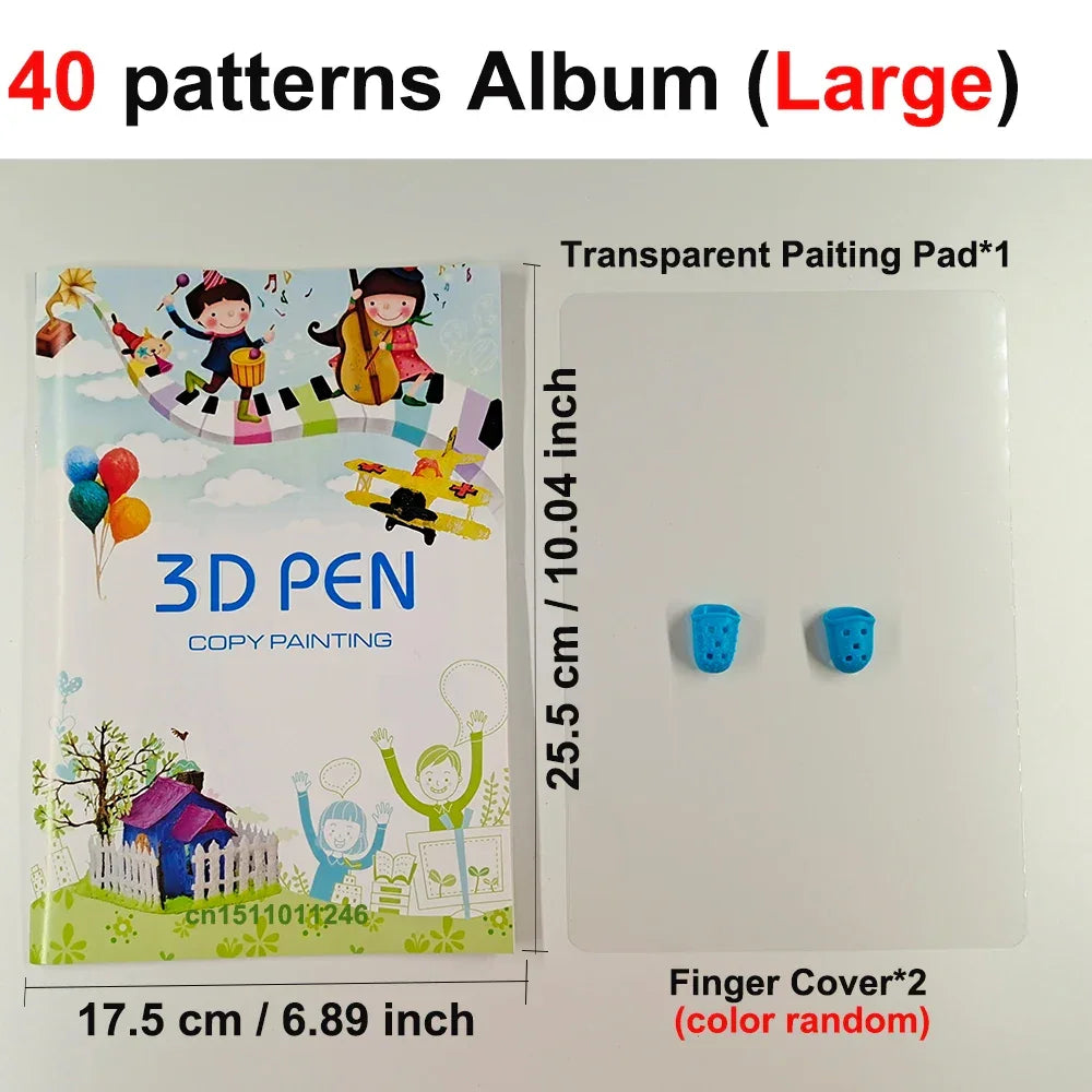 3D Pen with Travel Case and Filaments