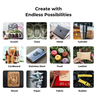 XTOOL D1 Pro 20W+2W IR Golden Red con accessori - Usato