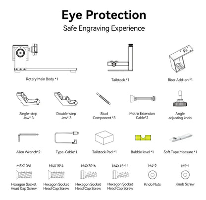 Longer Laser Rotary Extension