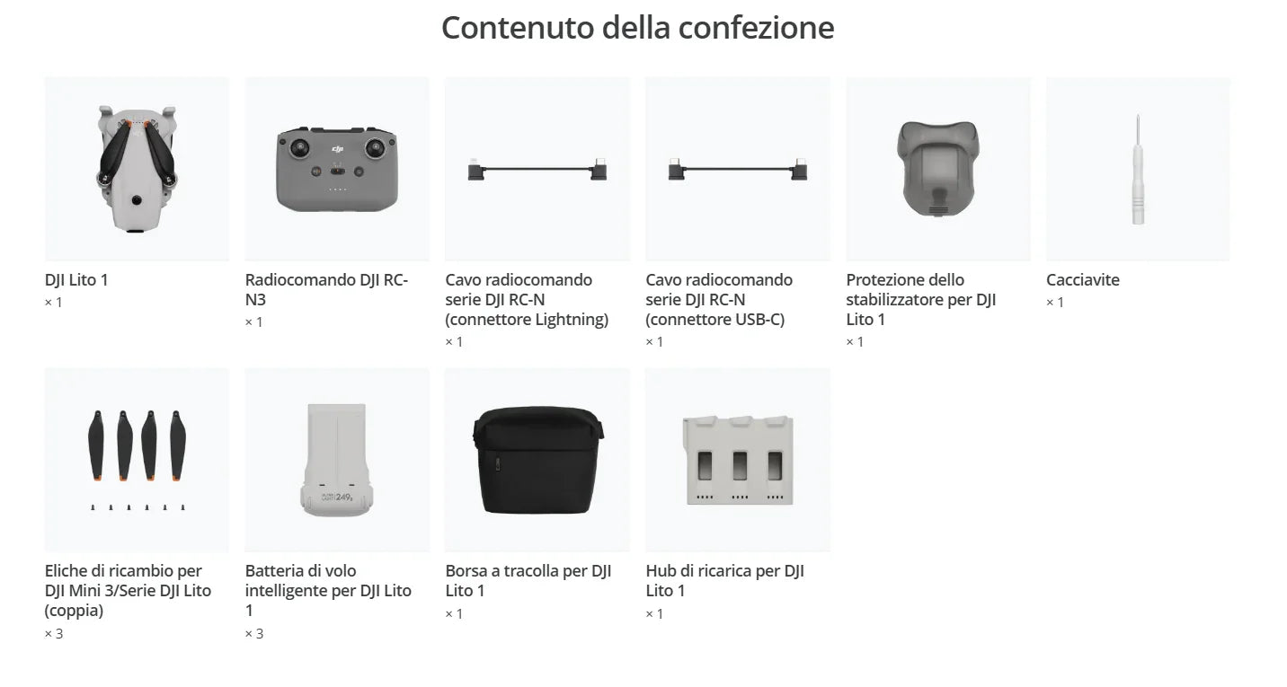 DJI LITO 1 FLY MORE COMBO (RC-N3)