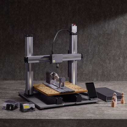 Pacchetto modulo rotativo Snapmaker A250 con pulsante di arresto incluso