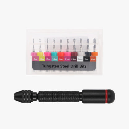 Bambu Lab QA014 + QA015 Hand Drill Handle + Tungsten Steel Drill Bits