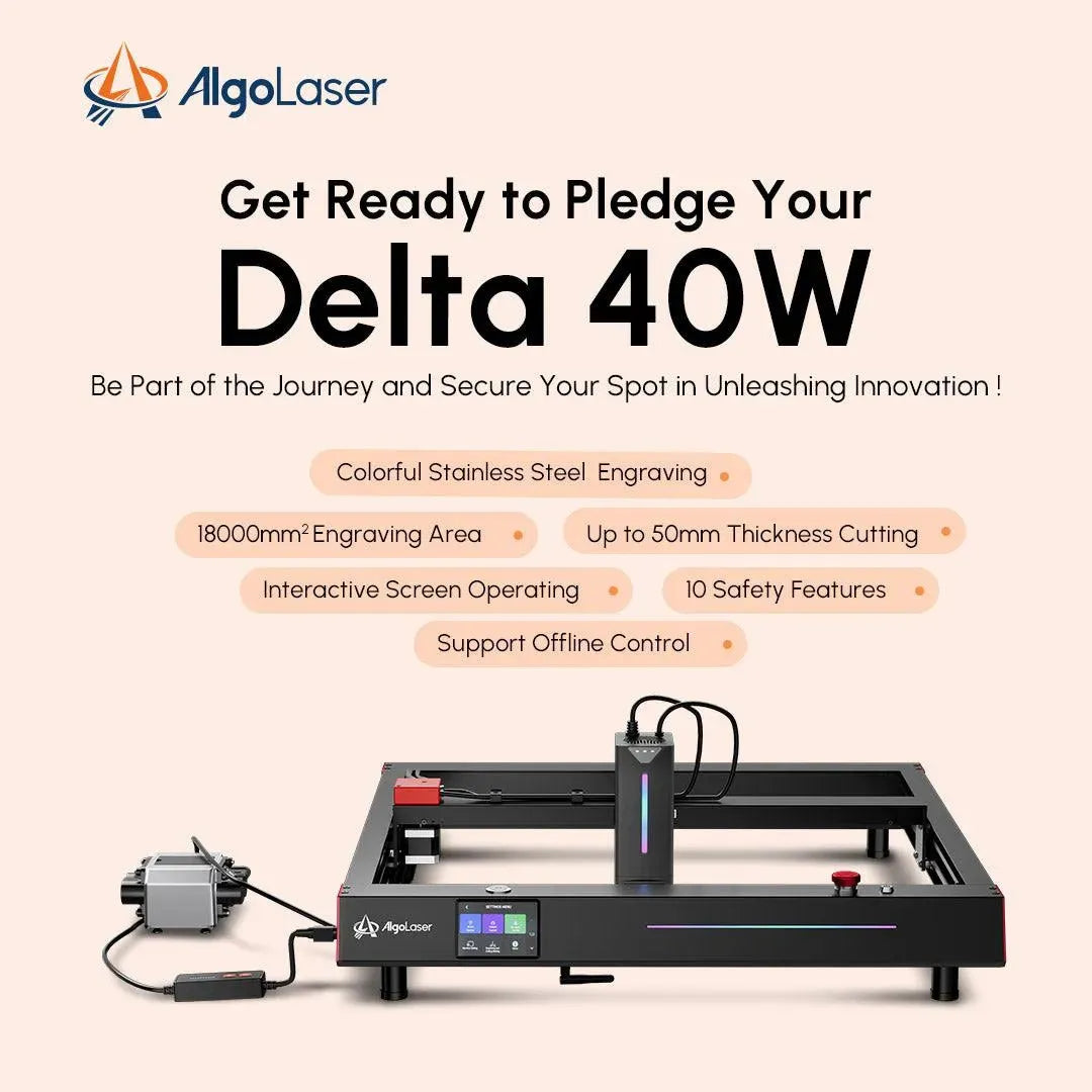 Algolaser Delta 40W - 3Digital | Droni e Stampanti 3D