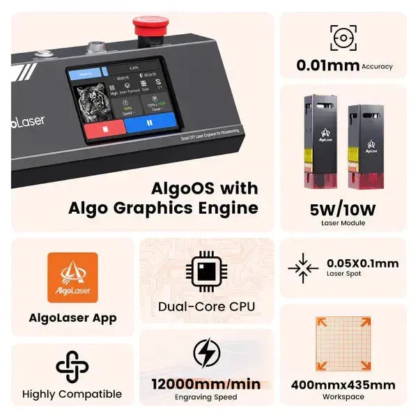 AlgoLaser DIY KIT MK2 10W - 3Digital | Droni e Stampanti 3D