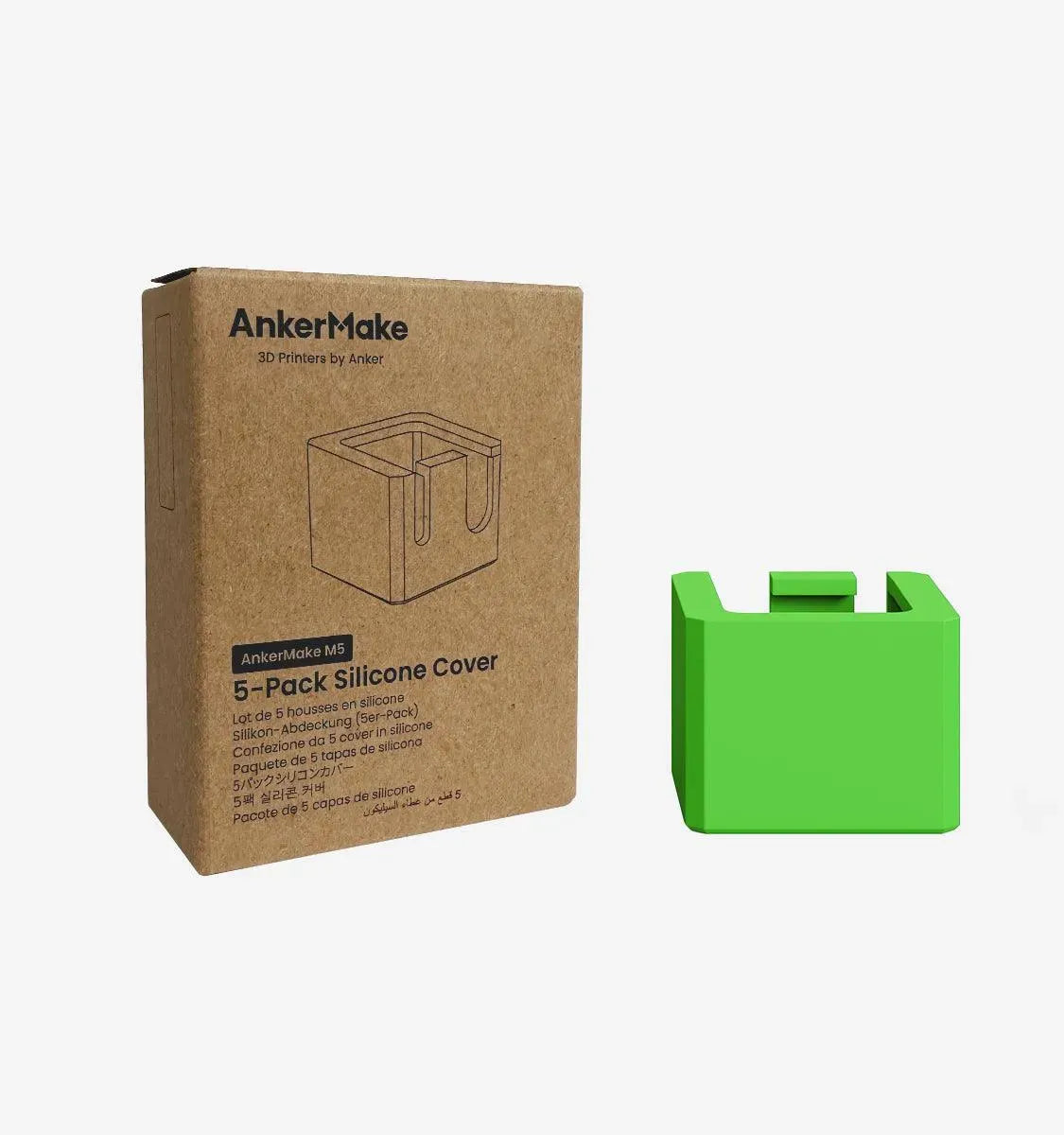 ANKERMAKE M5 5-PACK HEATING BLOCK SILICONE SLEEVE - 3Digital | Droni e Stampanti 3D