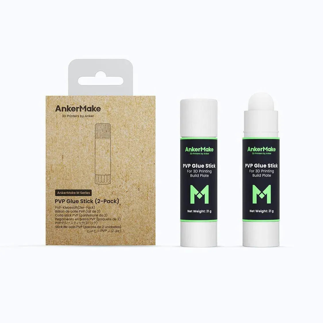 ANKERMAKE PVP GLUE STICK - 2-PACK - 3Digital | Droni e Stampanti 3D