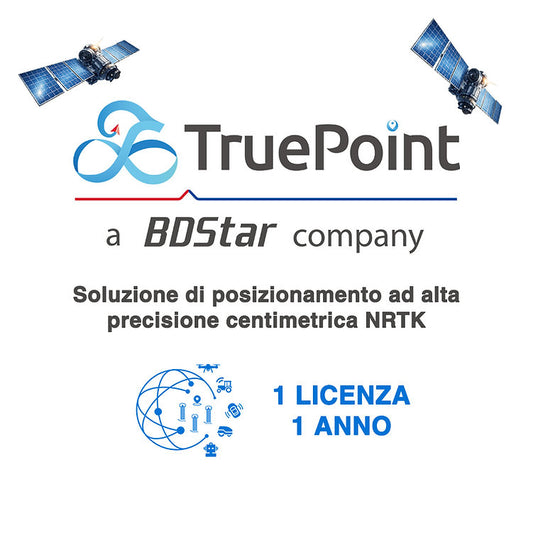 TruePoint CM - Correzione NRTK Unlimited Full GNSS - 1 ANNO