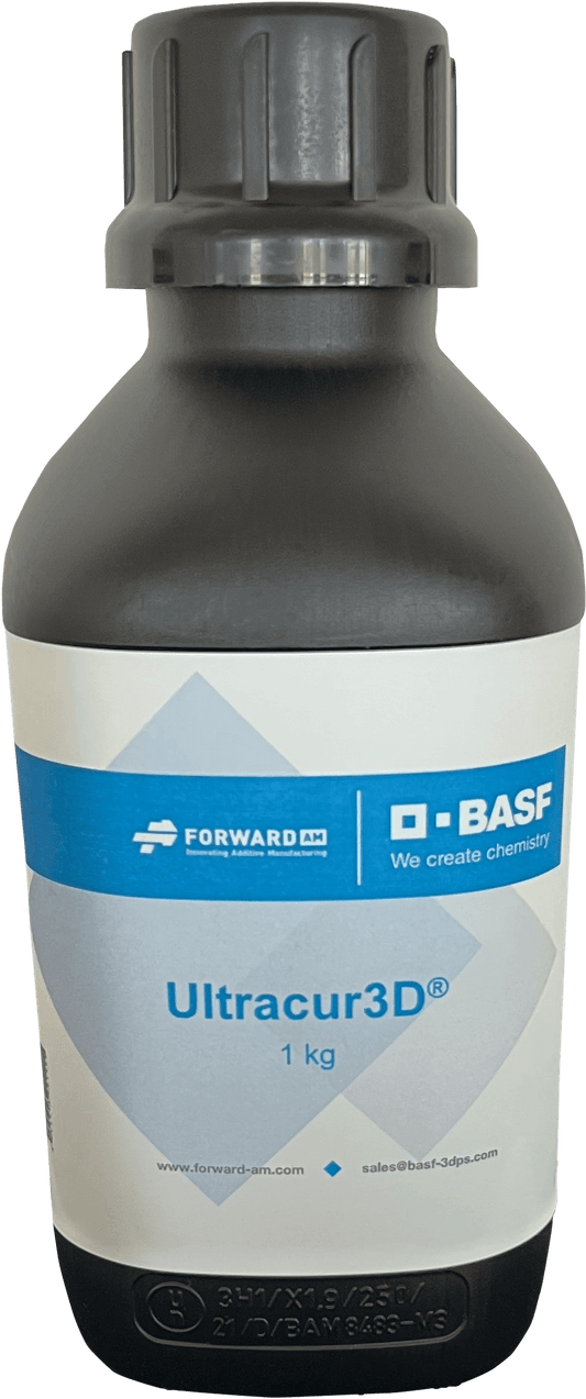 BASF ULTRACUR3D FLEXIBLE UV RESIN FL 300 - 1 KG - CLEAR - 3Digital | Droni e Stampanti 3D