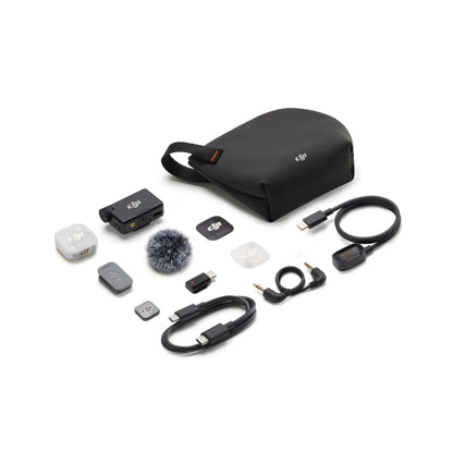 DJI Mic Mini 2 (2 TX + 1 RX mobile + Custodia di ricarica) - 3Digital | Droni e Stampanti 3D