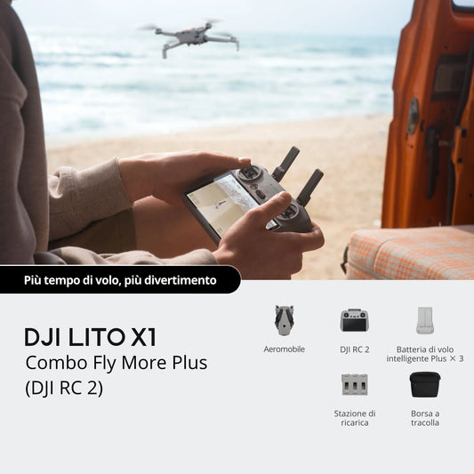DJI LITO X1 FLY MORE COMBO (RC 2) - 3Digital | Droni e Stampanti 3D
