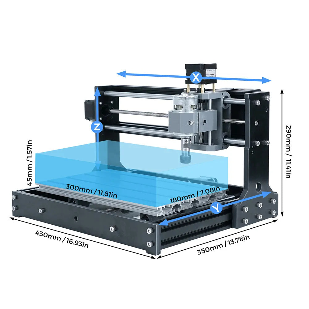 CNC TTC-3018S TwoTrees - 3Digital | Droni e Stampanti 3D