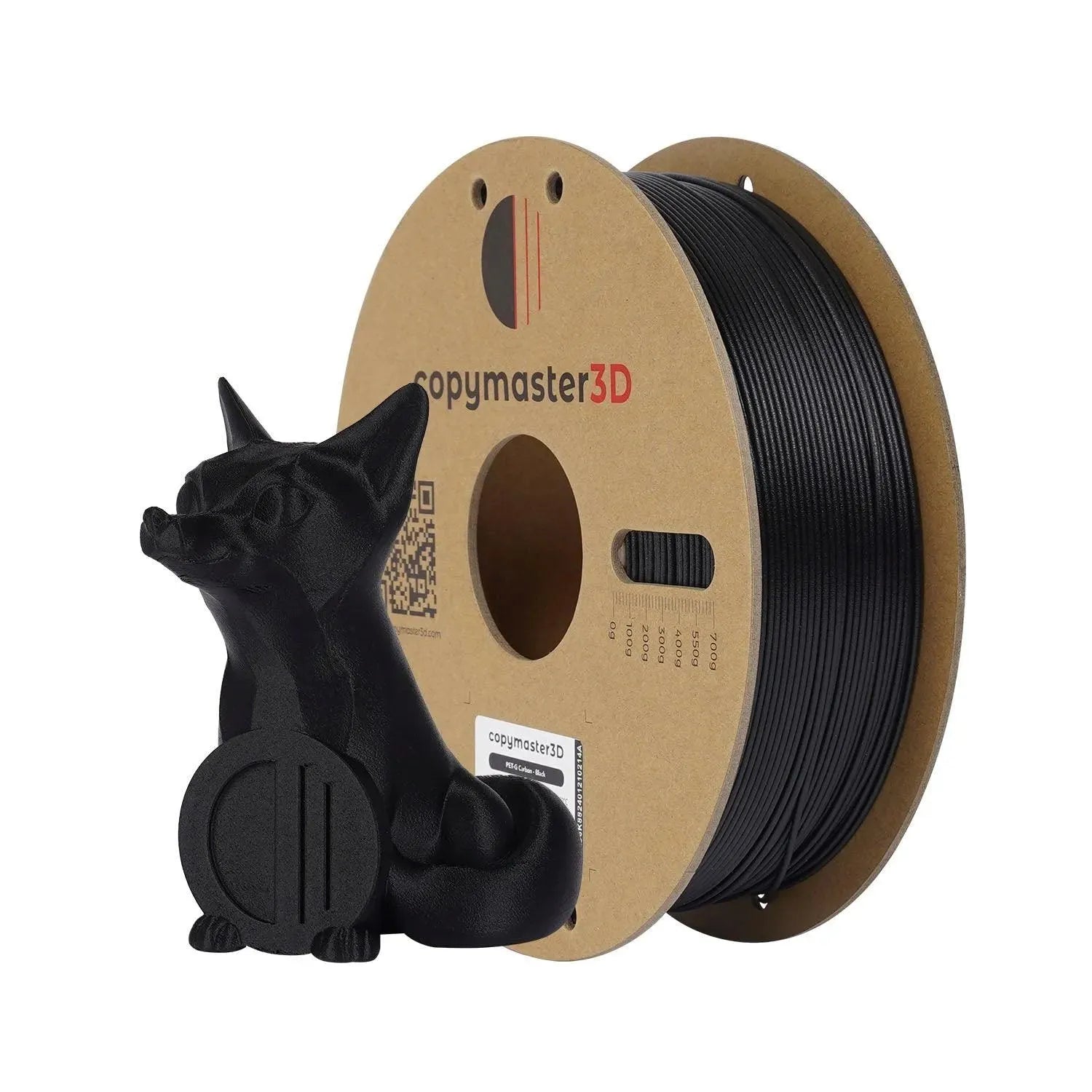 COPYMASTER3D PET-G CARBON BLACK 1.75/1KG - 3Digital | Droni e Stampanti 3D