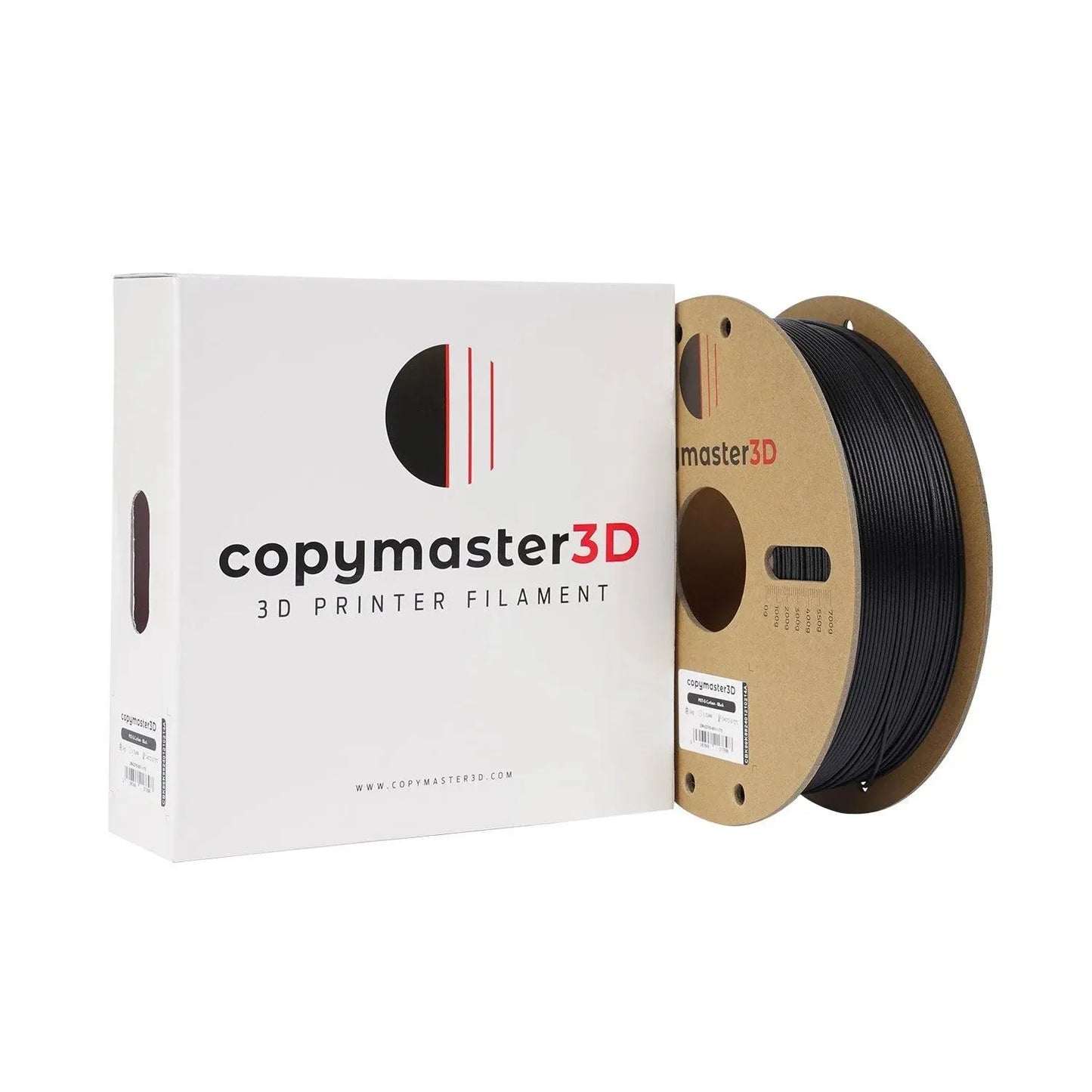 COPYMASTER3D PET-G CARBON BLACK 1.75/1KG - 3Digital | Droni e Stampanti 3D