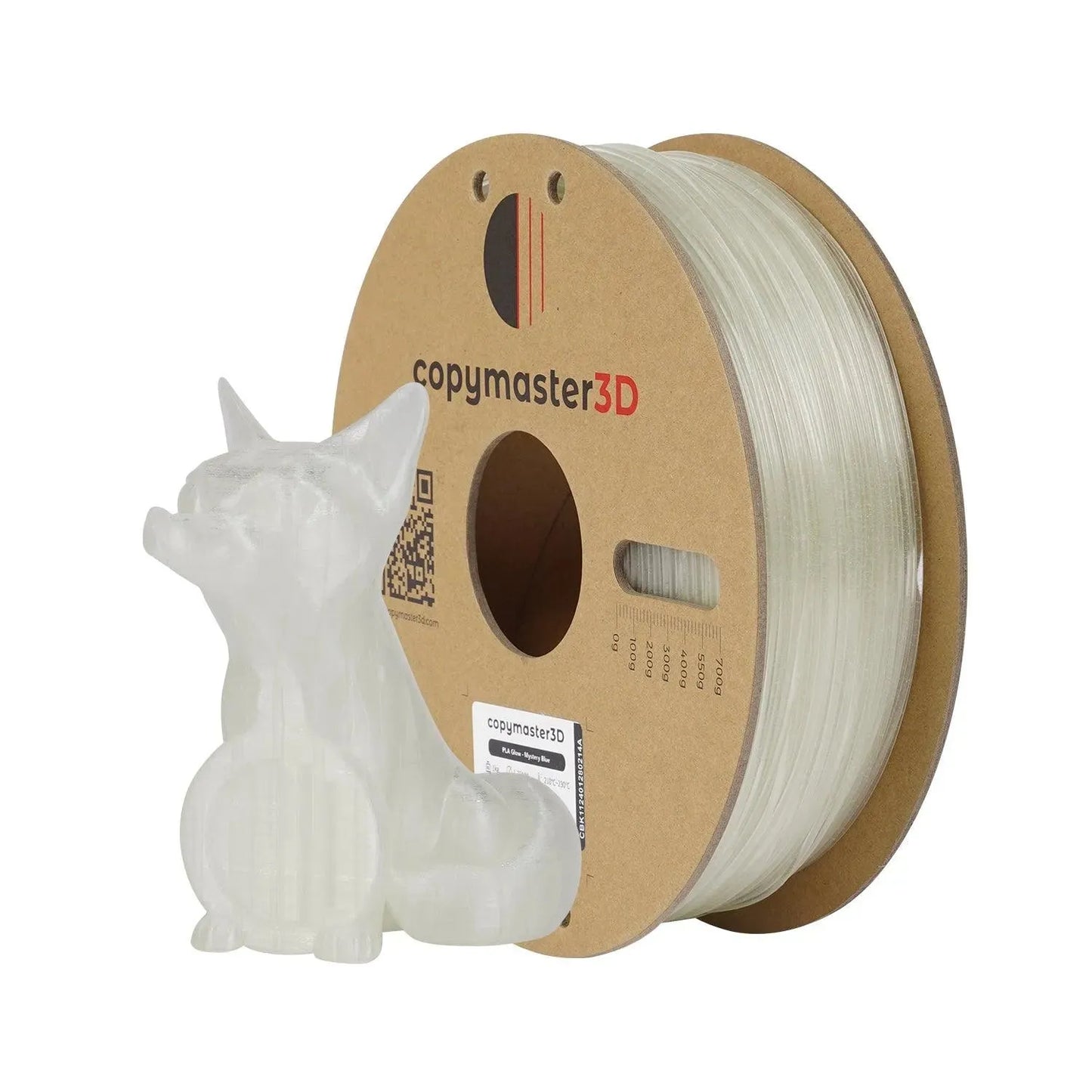 COPYMASTER3D PLA GLOW 1.75mm/1KG - 3Digital | Droni e Stampanti 3D