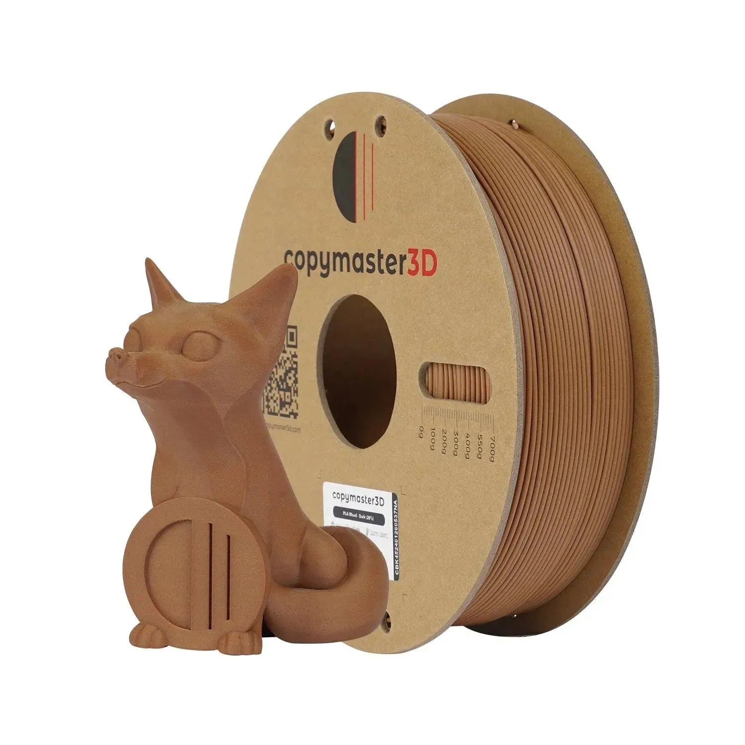 COPYMASTER3D PLA WOOD 1.75mm 1KG - 3Digital | Droni e Stampanti 3D