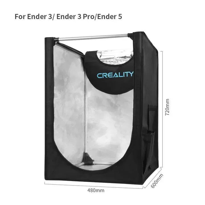 CREALITY 3D ENCLOSURE STAMPANTE 3D 480 X 600 X 720 - 3Digital | Droni e Stampanti 3D