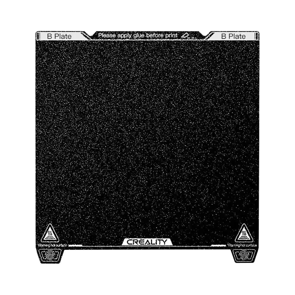 CREALITY 3D K1 MAX PEI BUILD PLATE WITHOUT SOFT MAGNETIC STICKER - 315 X 310MM - 3Digital | Droni e Stampanti 3D