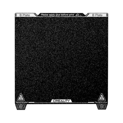 CREALITY 3D K1 MAX PEI BUILD PLATE WITHOUT SOFT MAGNETIC STICKER - 315 X 310MM - 3Digital | Droni e Stampanti 3D