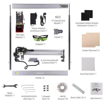 Creality Laser Falcon Engraver 10W - Incisore Laser - 3Digital | Droni e Stampanti 3D