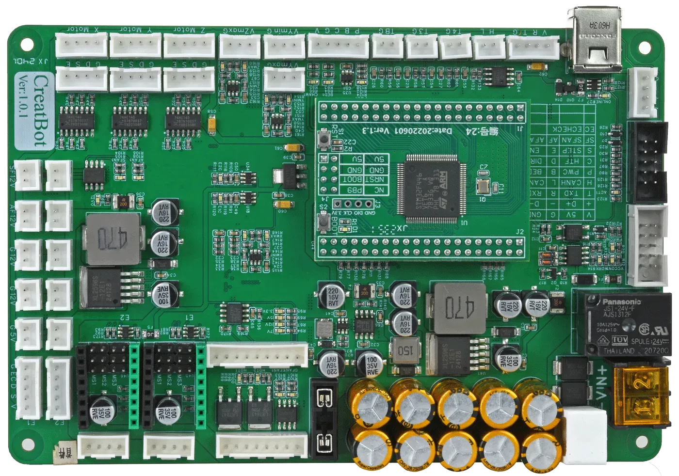 CreatBot 32 bit Motherboard - D600 pro 2 & D1000 - 3Digital | Droni e Stampanti 3D