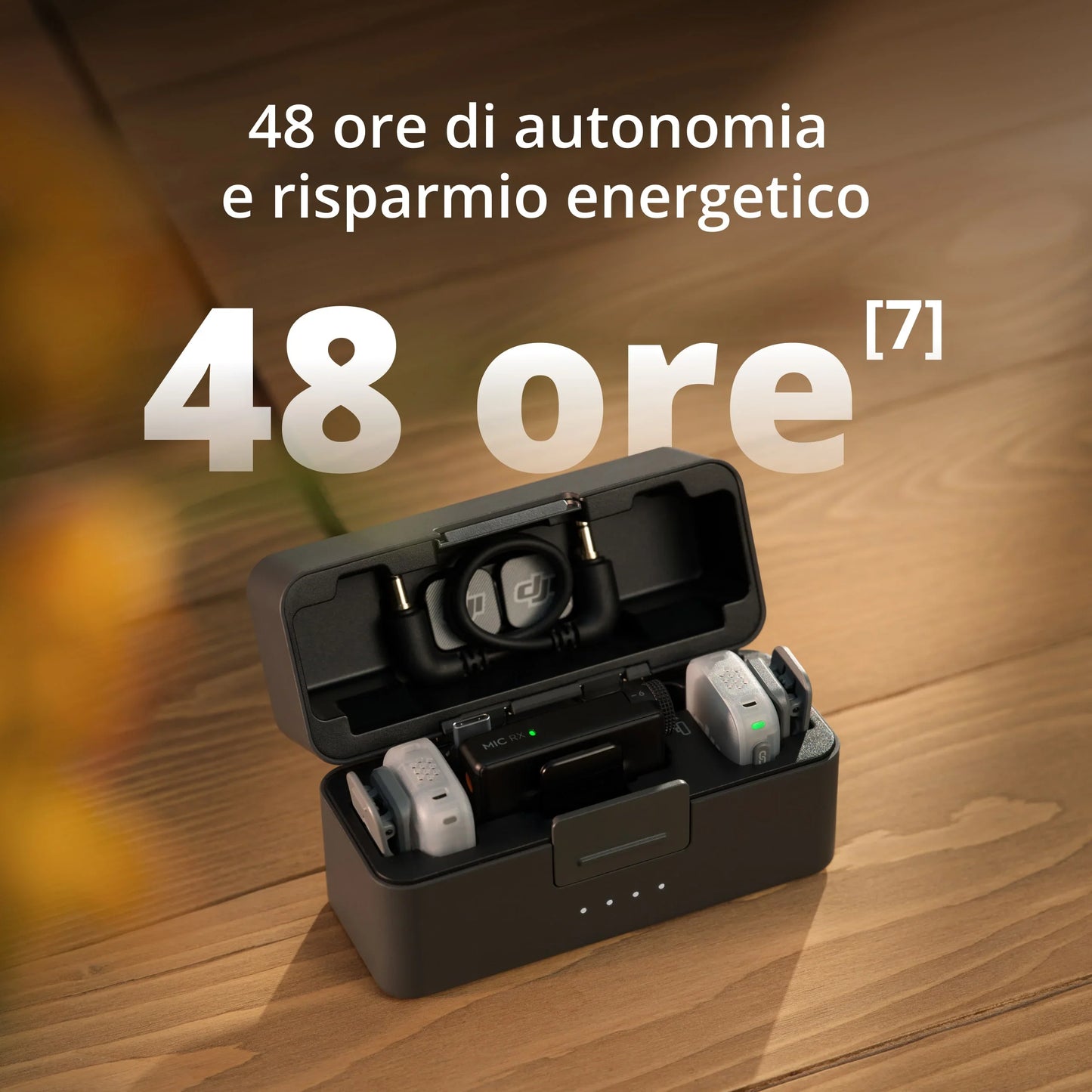 DJI Mic Mini 2 (1 TX + 1 RX mobile + Custodia di ricarica) - 3Digital | Droni e Stampanti 3D
