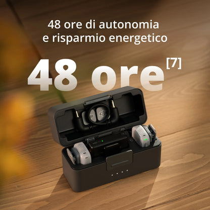 DJI Mic Mini 2 (1 TX + 1 RX mobile + Custodia di ricarica) - 3Digital | Droni e Stampanti 3D