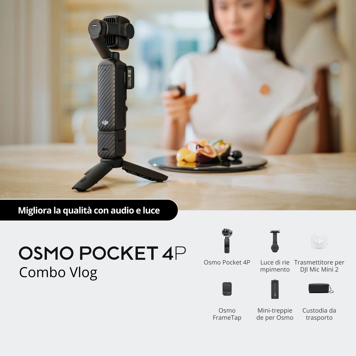 DJI Osmo Pocket 4P Creator Combo