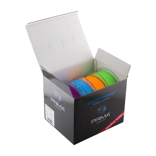 EASYPRINT PLA VALUE PACK NEON - 1.75MM - 4X 500 G (TOTAL 2 KG) - 3Digital | Droni e Stampanti 3D